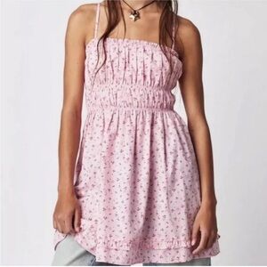 Free people gaby mini dress pink
